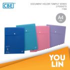 CBE 118A Document Holder With 2 Pockets
