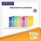 Kokuyo RA-LM20 Motte Clear Book 20 Pockets