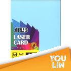 APLUS A4 160gm Laser Card 10'S - Mix Colour