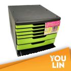NISO 8844 7 Tier Color Document Drawer