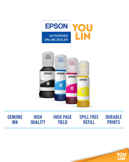 Epson 008 Ink Bottle (Black, Cyan, Magenta, Yellow)