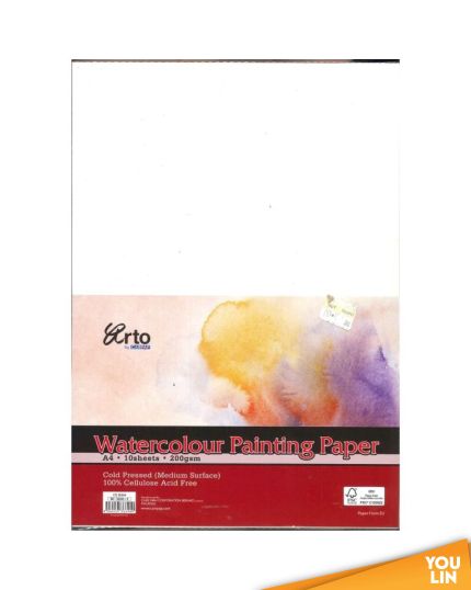 Arto CR36344 A4 200GSM Watercolour Paper 10'S