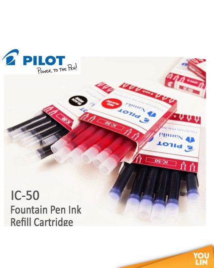 PILOT IC-50 FP Ink Catridge - (6PC/Box)