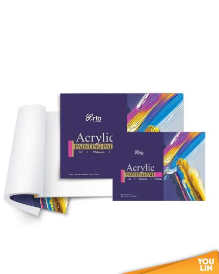 Arto CR36264/5 360GSM Acrylic Painting Paper Pad 12'S