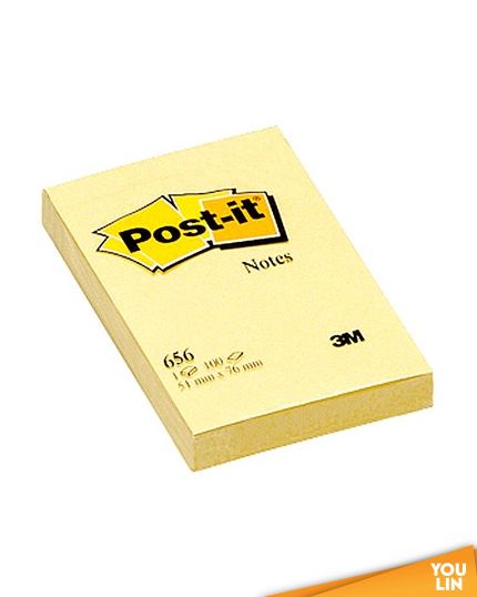 3M 656E (1.81'' x 3'') Post It Note - Yellow (Promo)