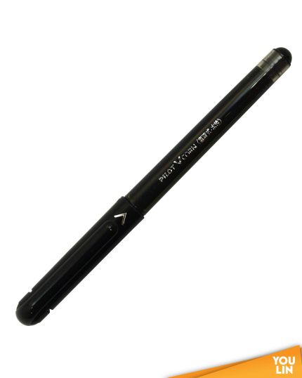 PILOT VCorn EF 0.5 Rolling Ball Pen - Black (LVE-10EF-B)