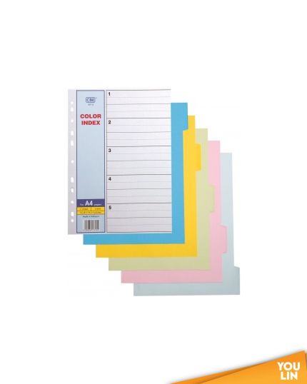 CBE 907-5 5 Colour Paper Index Divider