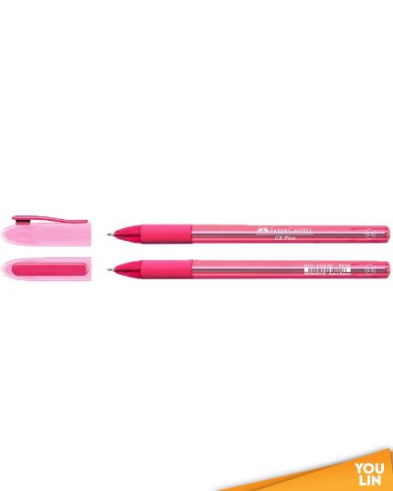 Faber Castell 541121 0.5MM Cx Plus Ball Pen - Red