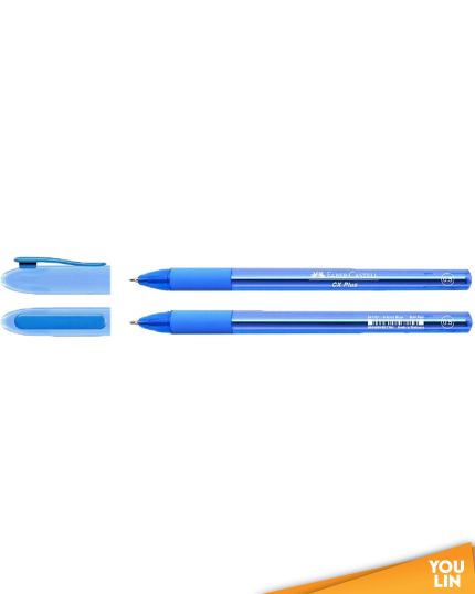 Faber Castell 541151 0.5MM Cx Plus Ball Pen - Blue