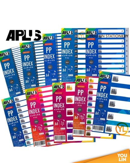APLUS PP-4207 PP Index Divider 1-20 (Colour)