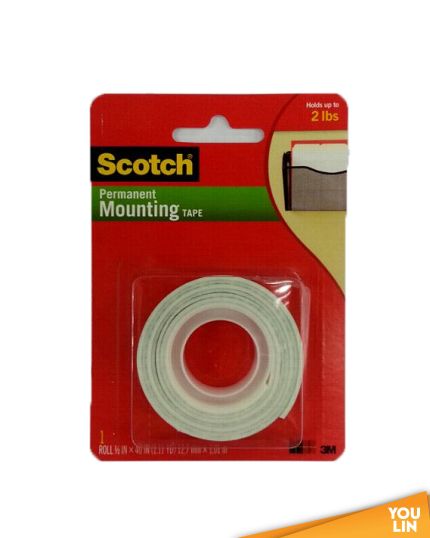 Scotch 110D Mounting Tape 12.7mm x 1.01m