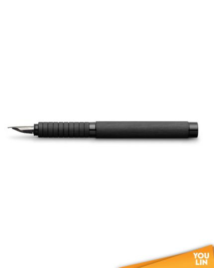 Faber Castell 148480 Loom Essentio Aluminium Black Fontain Pen M