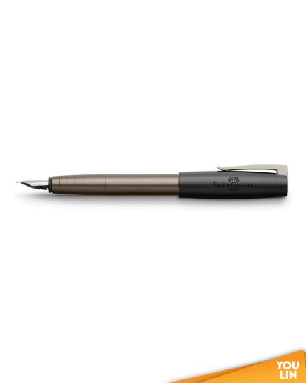 Faber Castell 149261 Loom Gunmetal Fountail Pen F - Matt