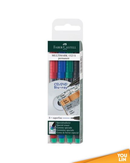 Faber Castell 152304 OHP Pen (S) P - 1 X 4 PCS