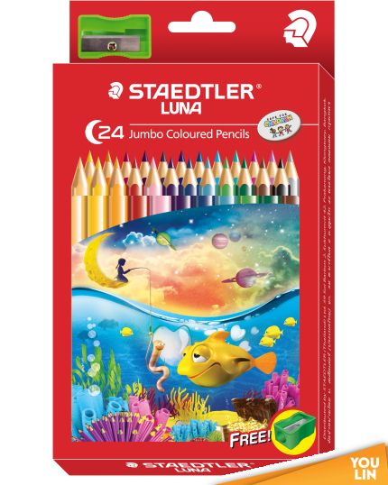 STAEDTLER 139 C24 Luna Jumbo Colour Pencil (L)
