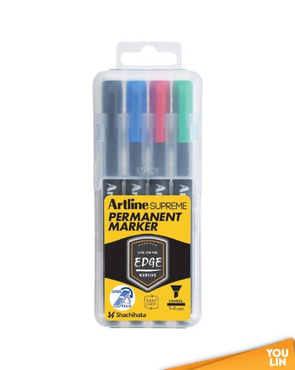 Artline EPF-700/4PW1 Permanent Supreme Marker Pen 1.0mm 4 Colour
