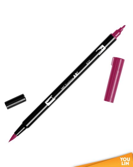 TOMBOW ABT-837 Dual Brush Pen - Wine Red