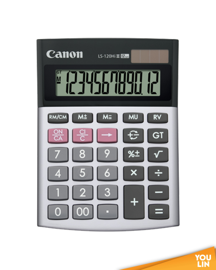 Canon Calculator 12 Digits LS-120HI III