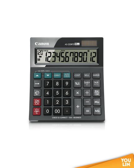 Canon Calculator 12 Digits AS-220RTS