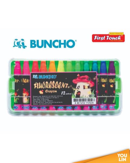 Buncho FC-12 Fluorescent Crayon 12 Colour