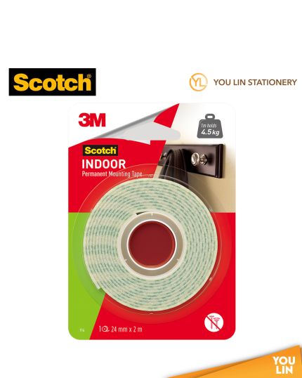 Scotch 114 Mounting Tape 24mm x 2m