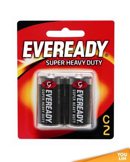 Eveready 1235BP2 C Super Heavy Duty Battery 2pc Card