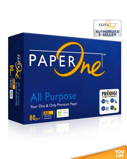 PaperOne 80gsm A3 Paper 500's/ream