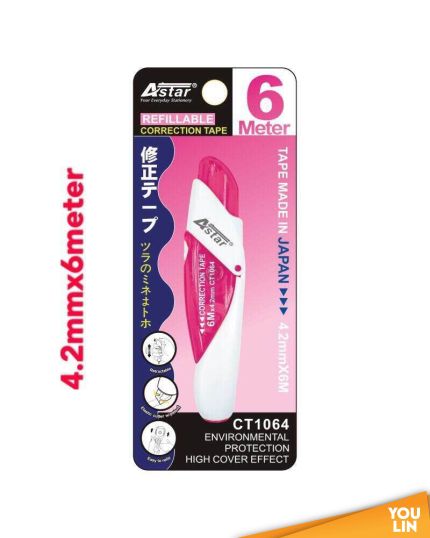 Astar CT-1064 Correction Tape 6M X 4.2MM