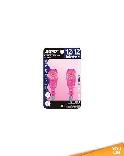 ASTAR CT-1064-1 CORRECTION TAPE REFILL 6M X 4.2MM X2PCS