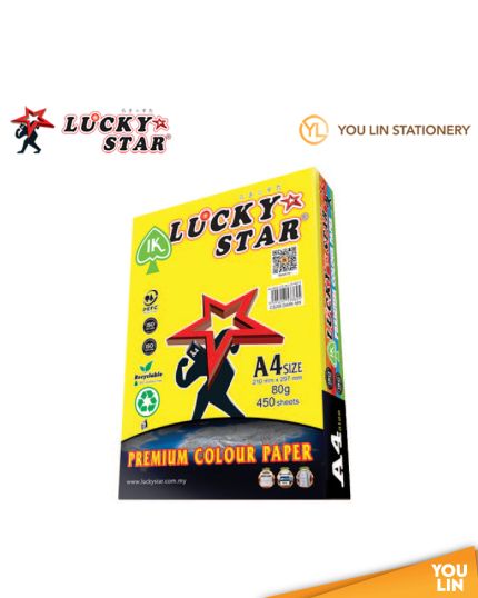 Luckystar CS295 A4 80gm Color Paper 450'S - Dark Mix