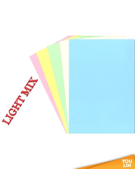 APLUS A4 160gm Diamond Card 100'S - Light Color Mix