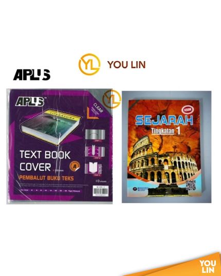 APLUS BC255-C Text Book Cover - Clear 10'S