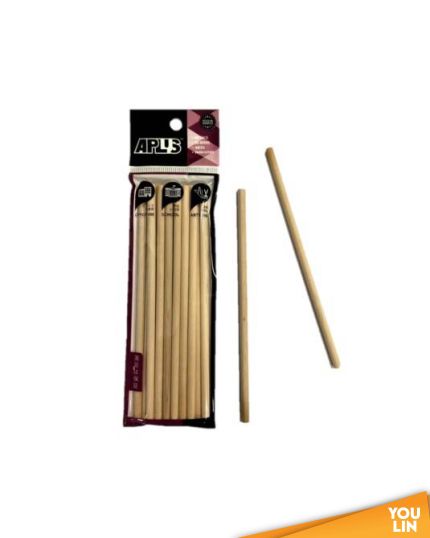 APLUS Round Wood Stick 15cm 15pcs - Plain