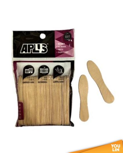APLUS Spoon Stick 7.5cm 50'S - Plain