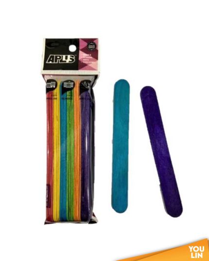 APLUS Pine Wood Stick 15cm 25pcs - Colour