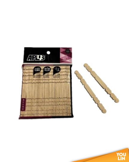 APLUS Magic Pine Wood Stick 11.4cm 50pcs - Plain