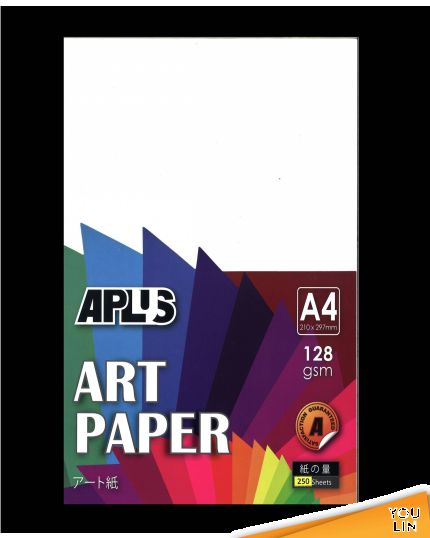 APLUS A4 128GM Art Paper 250'S