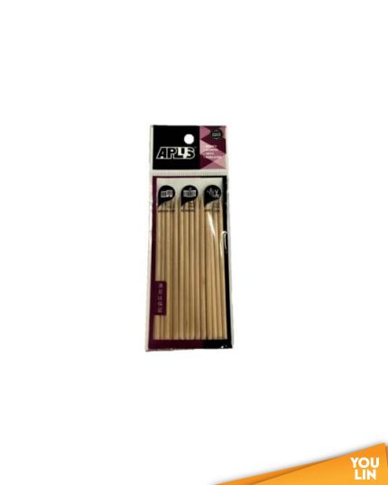 APLUS Round Wood Stick 11.4cm 20pcs - Plain