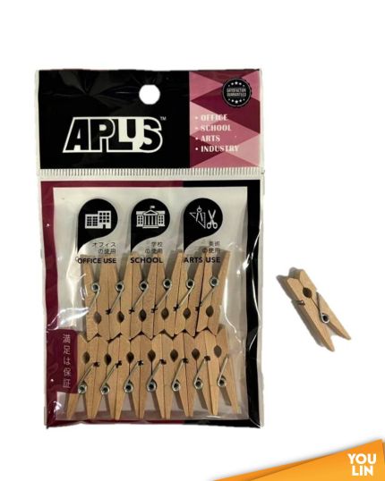 APLUS Mini Clip Medium 3.5cm 13pcs - Plain