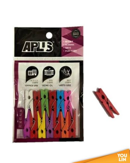 APLUS Mini Clip Medium 3.5cm 13pcs - Colour