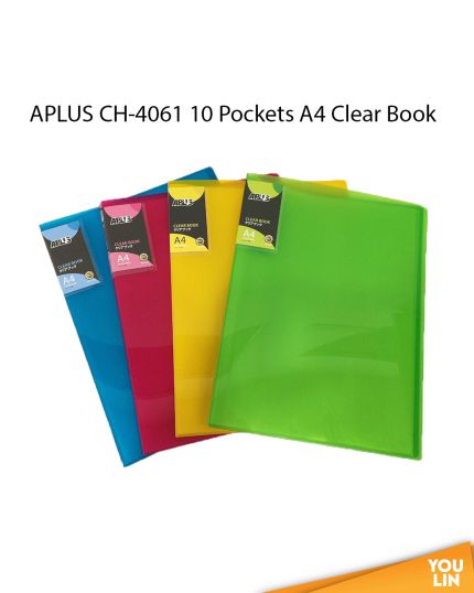 APLUS CH-4061 A4 Clear Book 10'S