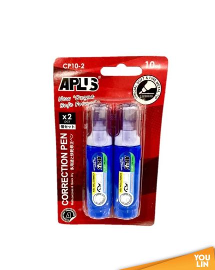 APLUS CP10-02 10ml Correction Pen 1 X 2pcs