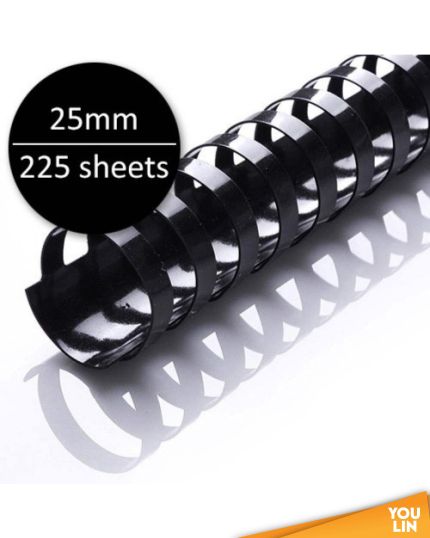 APLUS 25mm Binding Comb - Black 50'S