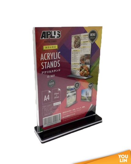 APLUS AS-5029 Vertical A4 Acrylic Card Stand / Brochure Stand