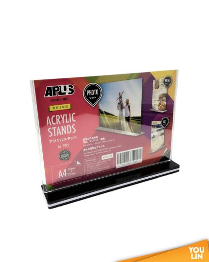 APLUS AS-5025 A4 Horizontal Acrylic Card Stand / Brochure Stand