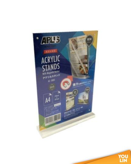 APLUS AS-5005 A4 Mag Acrylic Stand - Vertical