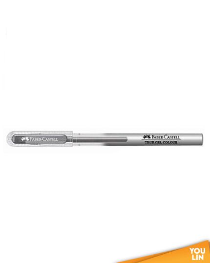 Faber Castell 242711 1.0MM TRUE GEL PEN - SILVER