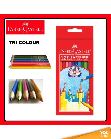 Faber Castell 115903 12L Tri-Colour Pencil