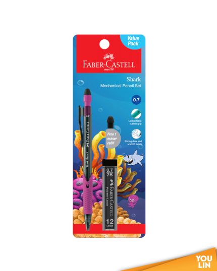 Faber Castell 130014 0.7MM Shark M/Pencil + 1 Tube Lead