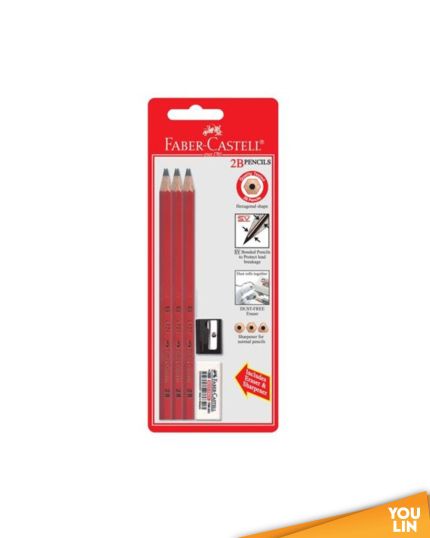 Faber Castell 132306-2B B/CARD OF 6 PCS